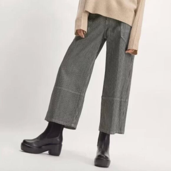 NEW Everlane The Puffa Boot Womens 7 Black Leather Clog Platform Bootie - Picture 4 of 13